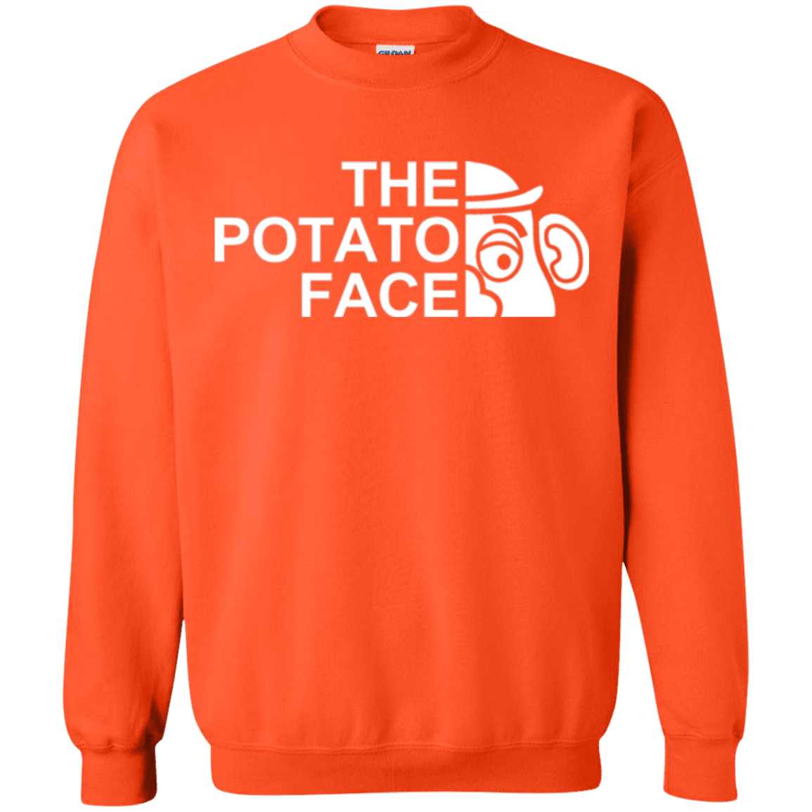 Sweatshirts Orange / Small The Potato Face Crewneck Sweatshirt