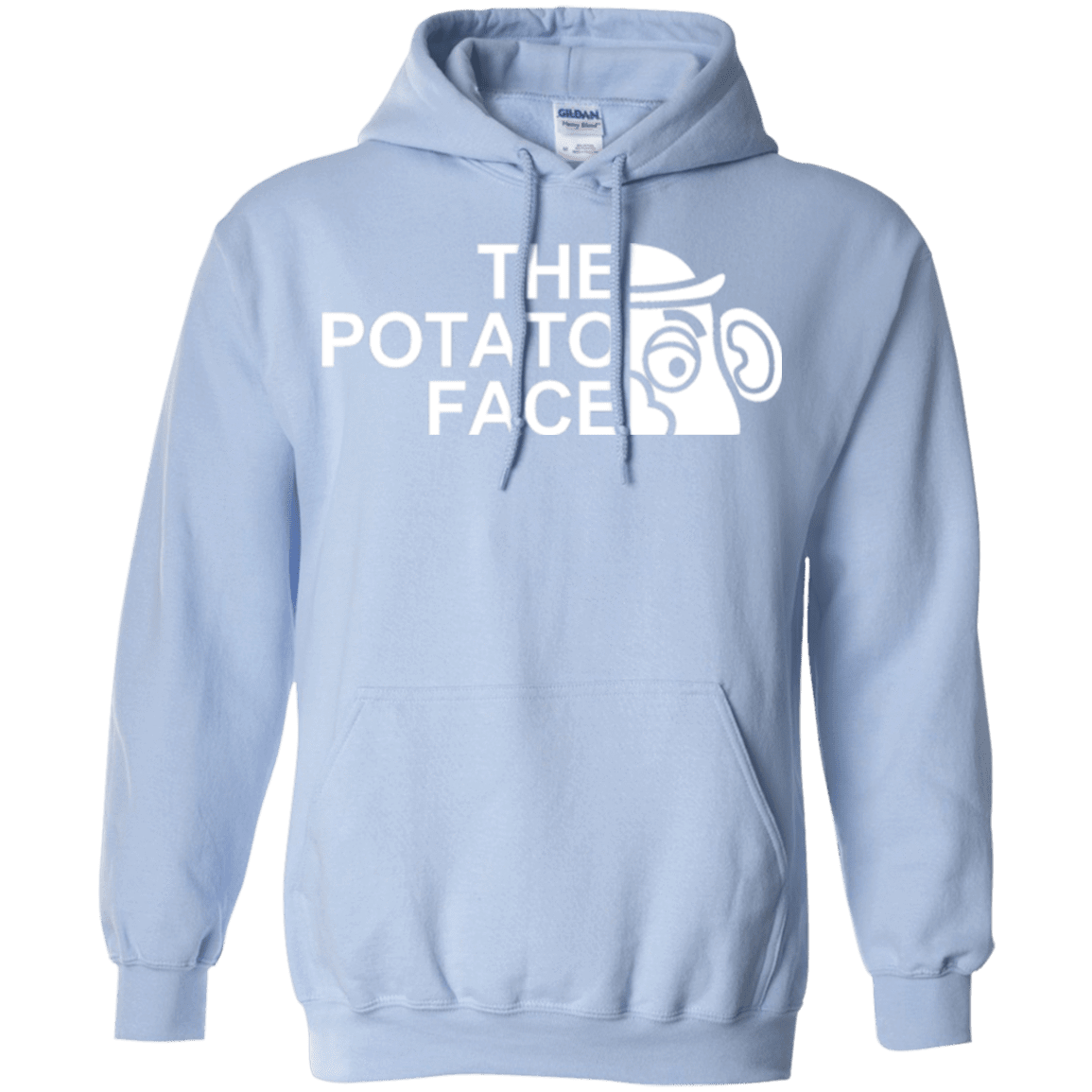 Sweatshirts Light Blue / Small The Potato Face Pullover Hoodie