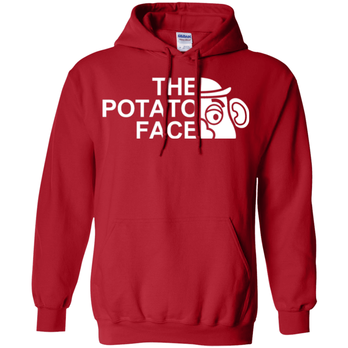 Sweatshirts Red / Small The Potato Face Pullover Hoodie
