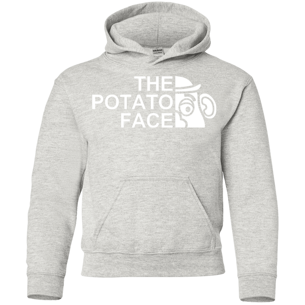 Sweatshirts Ash / YS The Potato Face Youth Hoodie