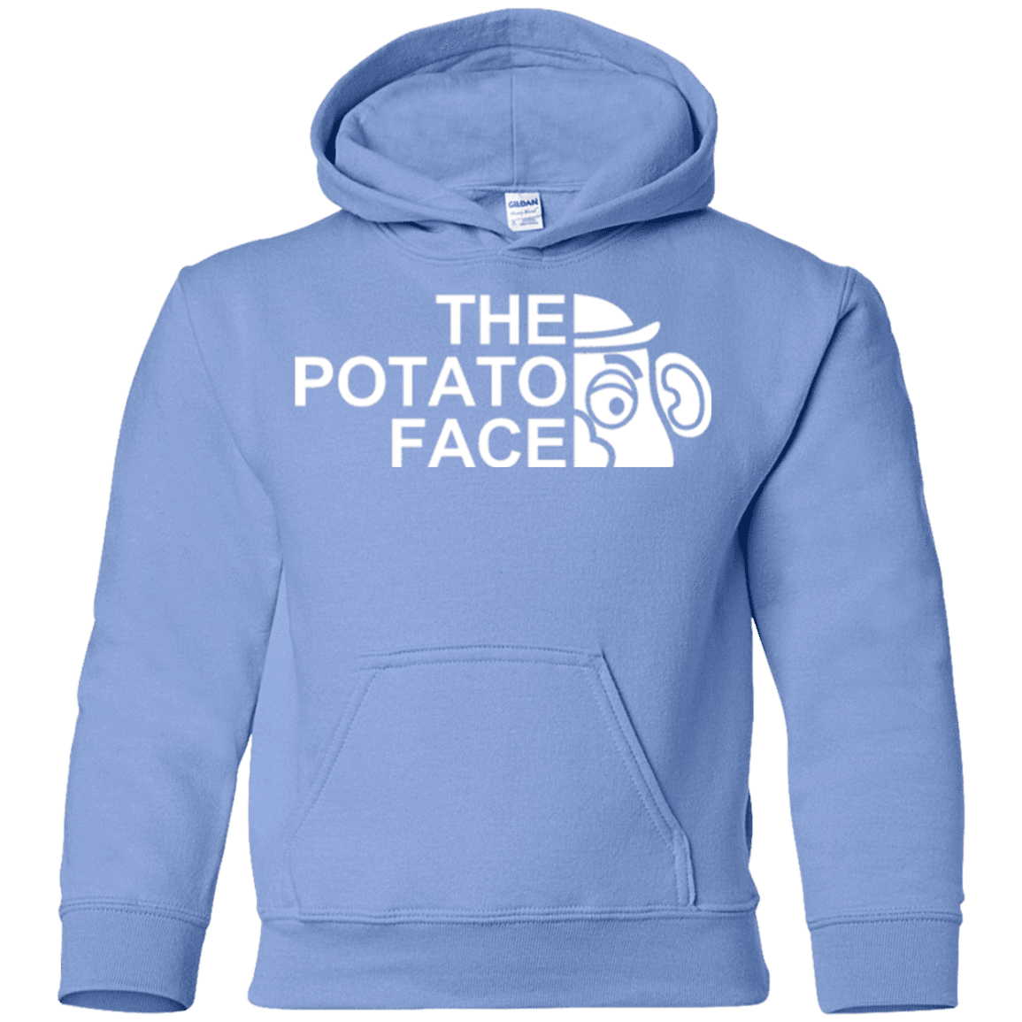 Sweatshirts Carolina Blue / YS The Potato Face Youth Hoodie