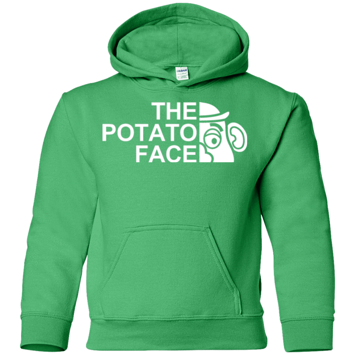 Sweatshirts Irish Green / YS The Potato Face Youth Hoodie