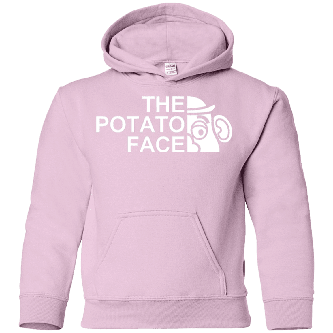 Sweatshirts Light Pink / YS The Potato Face Youth Hoodie