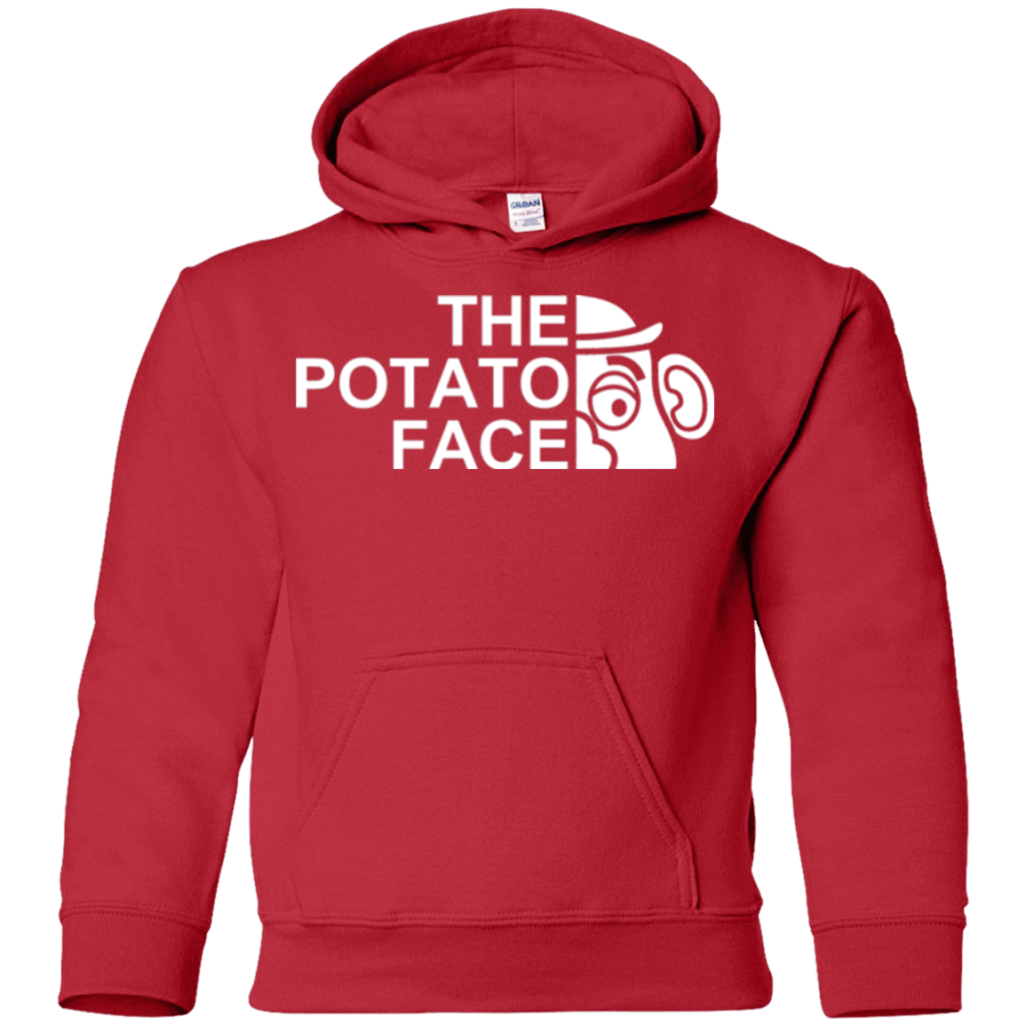 Sweatshirts Red / YS The Potato Face Youth Hoodie