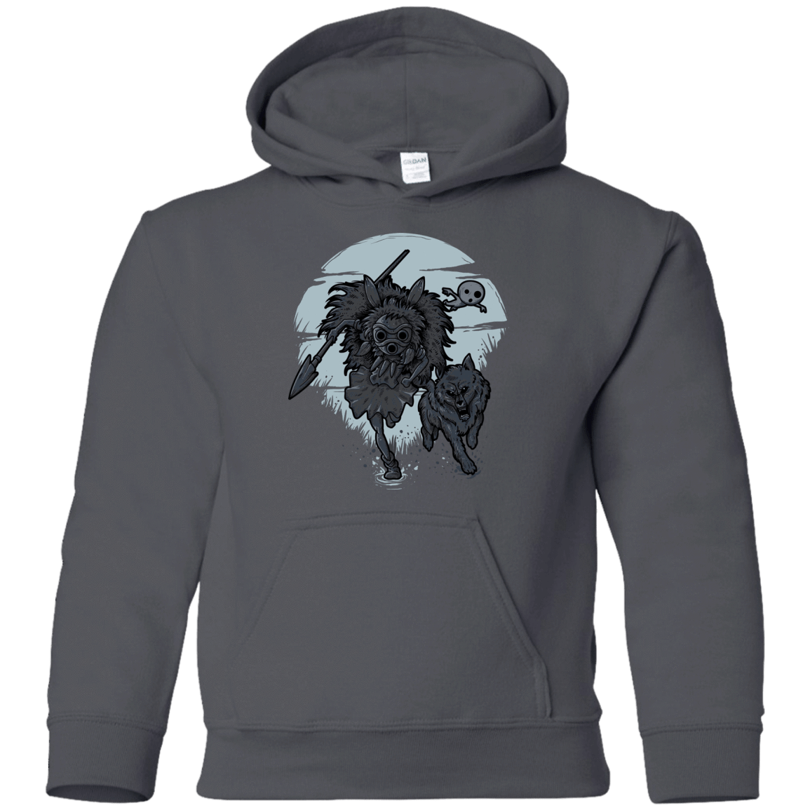 Sweatshirts Charcoal / YS The Princess Youth Hoodie