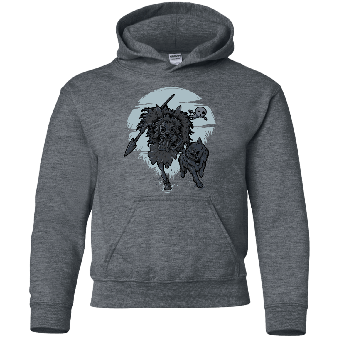 Sweatshirts Dark Heather / YS The Princess Youth Hoodie