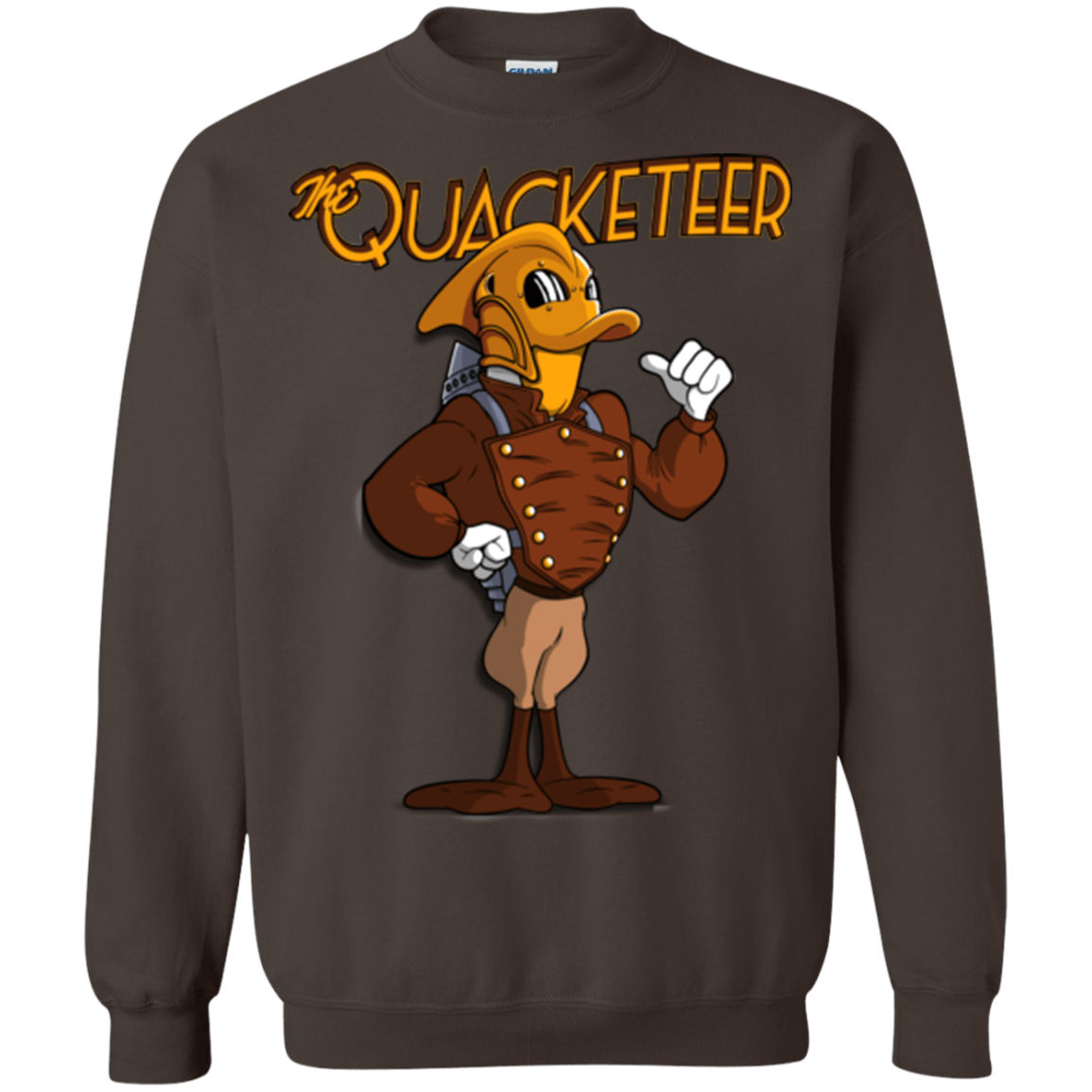 Sweatshirts Dark Chocolate / Small The Quacketeer Crewneck Sweatshirt