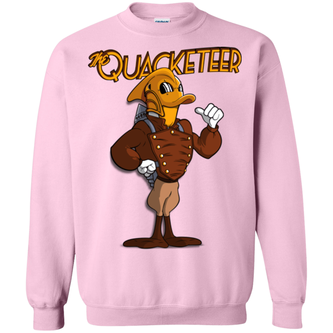 Sweatshirts Light Pink / Small The Quacketeer Crewneck Sweatshirt
