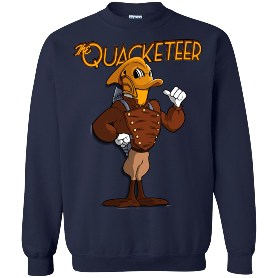 Sweatshirts Navy / Small The Quacketeer Crewneck Sweatshirt