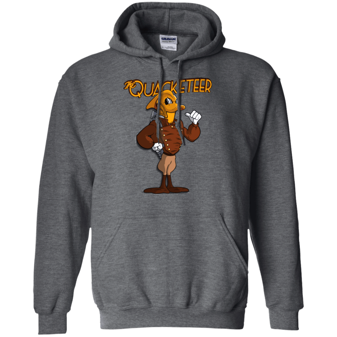 Sweatshirts Dark Heather / Small The Quacketeer Pullover Hoodie
