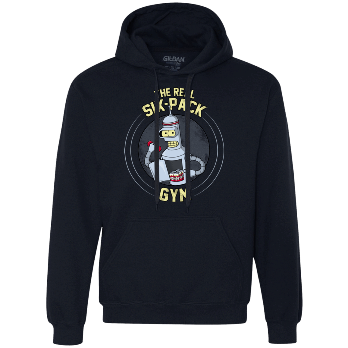 Sweatshirts Navy / Small The Real Six Pack Premium Fleece Hoodie