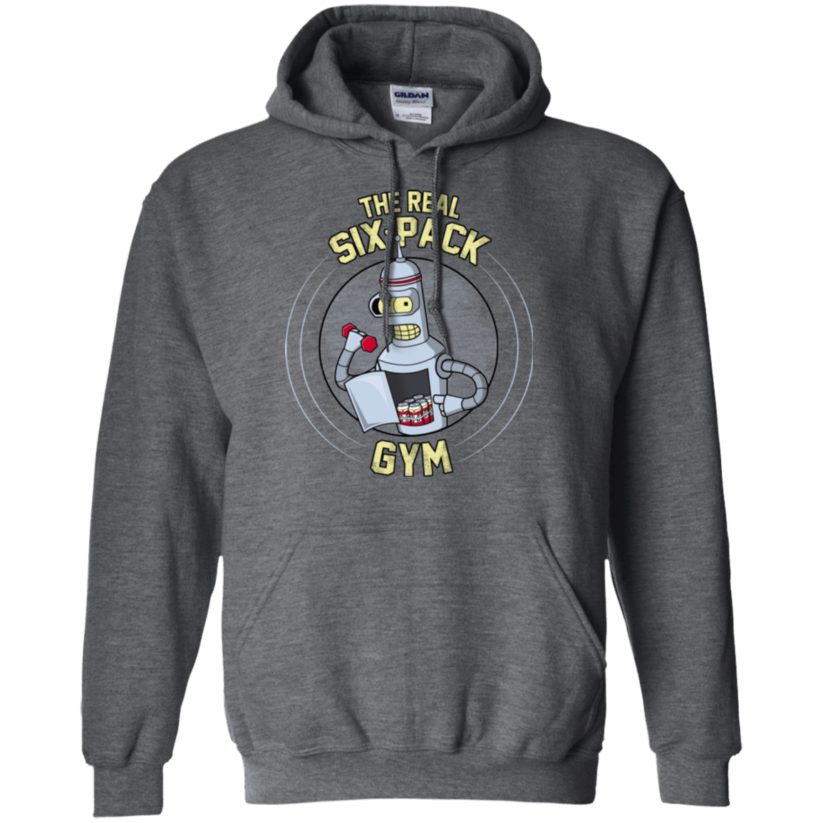 Sweatshirts Dark Heather / Small The Real Six Pack Pullover Hoodie
