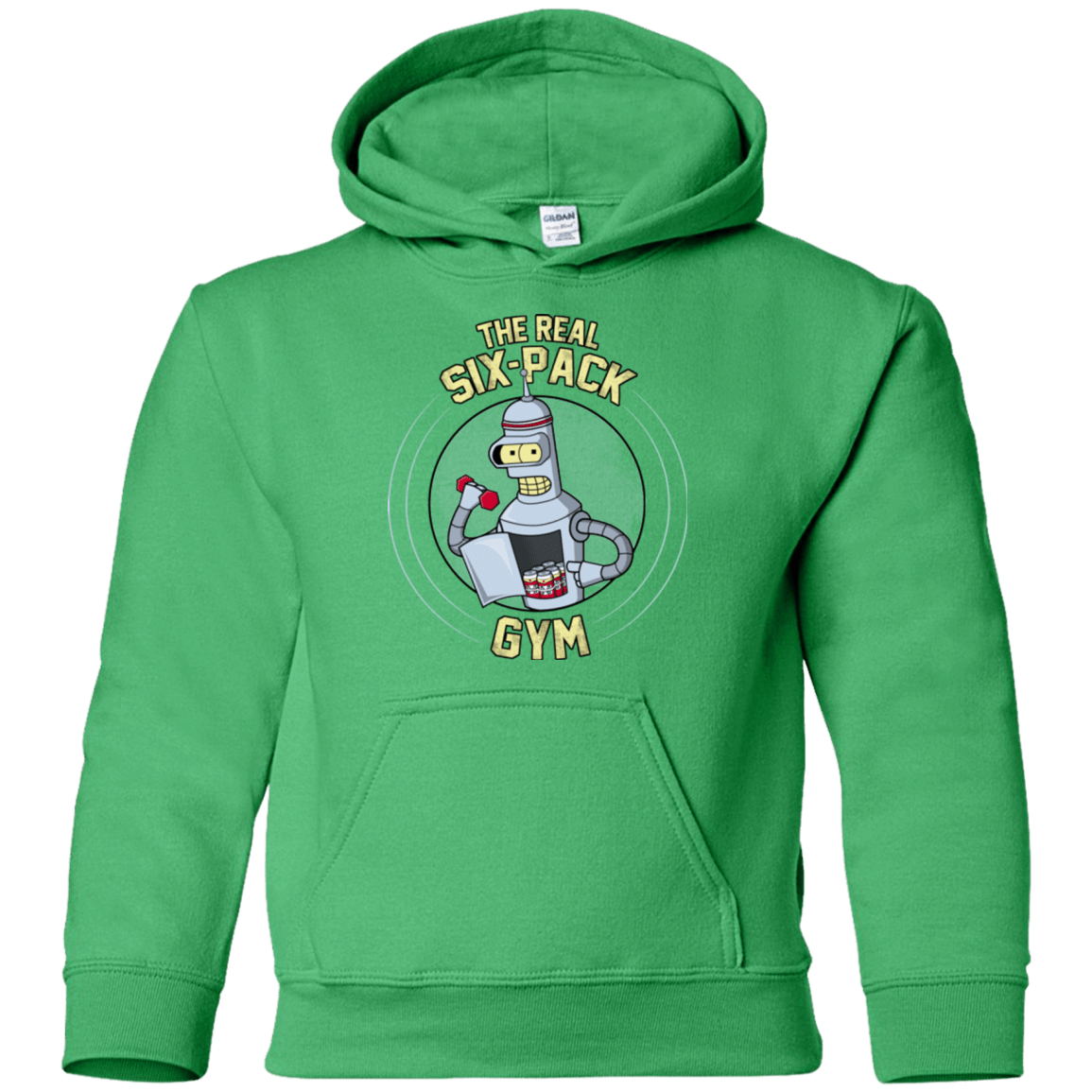 Sweatshirts Irish Green / YS The Real Six Pack Youth Hoodie