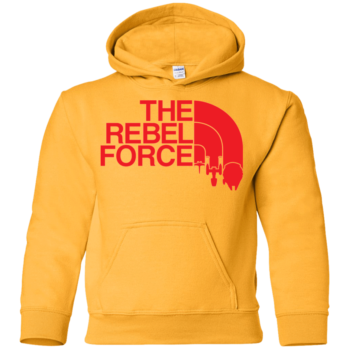 Sweatshirts Gold / YS The Rebel Force 2 Youth Hoodie