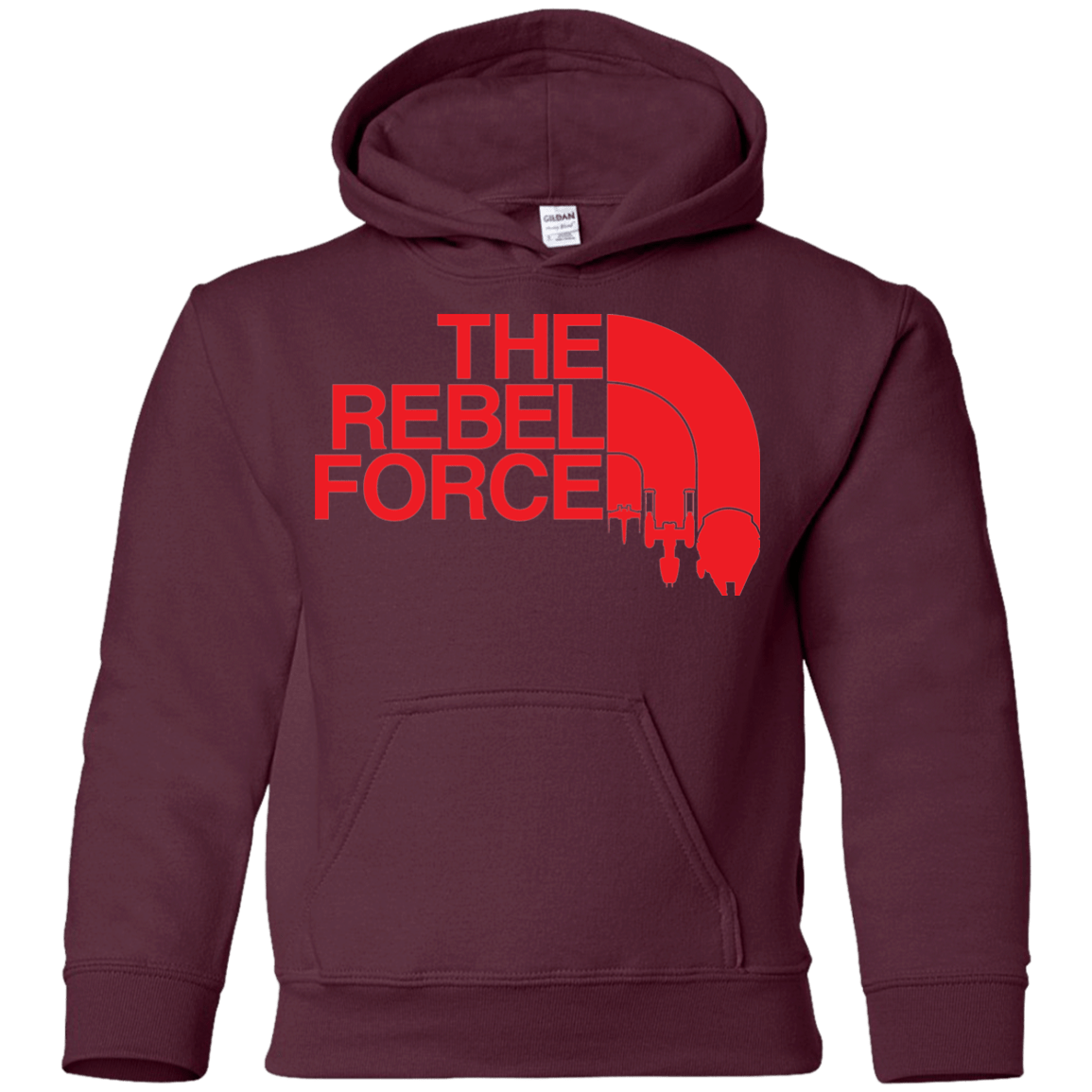 Sweatshirts Maroon / YS The Rebel Force 2 Youth Hoodie