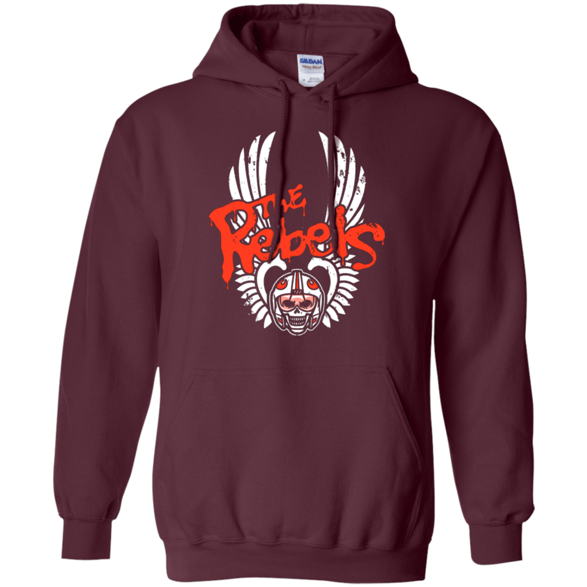 Sweatshirts Maroon / Small THE REBELS Pullover Hoodie