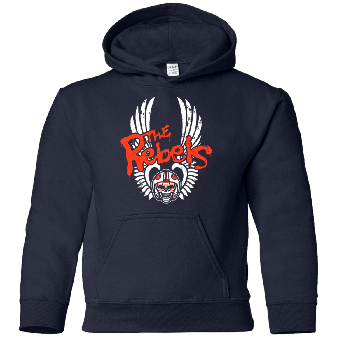 Sweatshirts Navy / YS THE REBELS Youth Hoodie