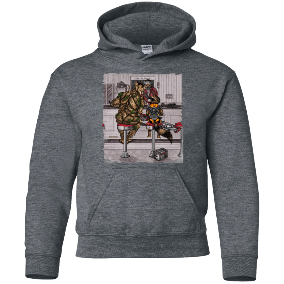 Sweatshirts Dark Heather / YS The Runaways Youth Hoodie