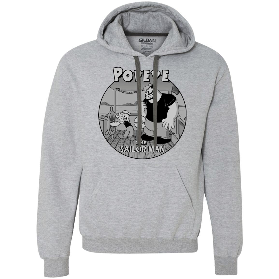 Sweatshirts Sport Grey / S The Sailor Man Premium Fleece Hoodie