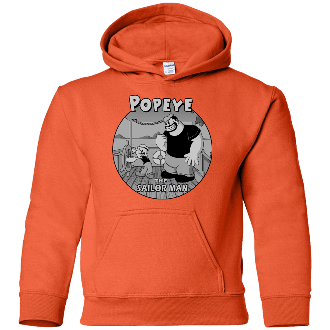 Sweatshirts Orange / YS The Sailor Man Youth Hoodie