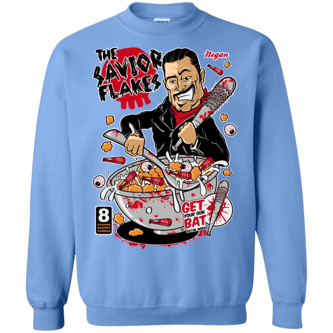 Sweatshirts Carolina Blue / S The Savior Flakes Crewneck Sweatshirt