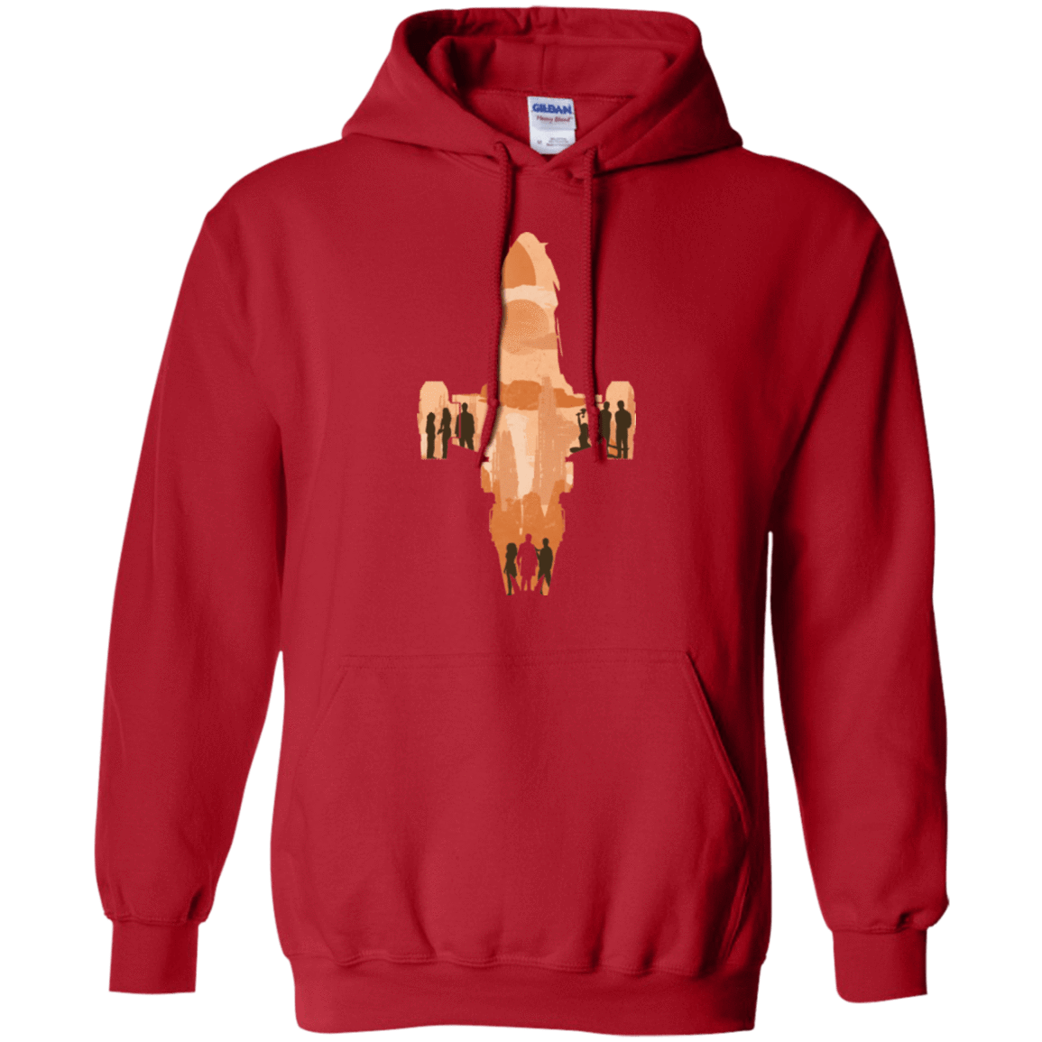 Sweatshirts Red / Small The Shiny Ship Pullover Hoodie