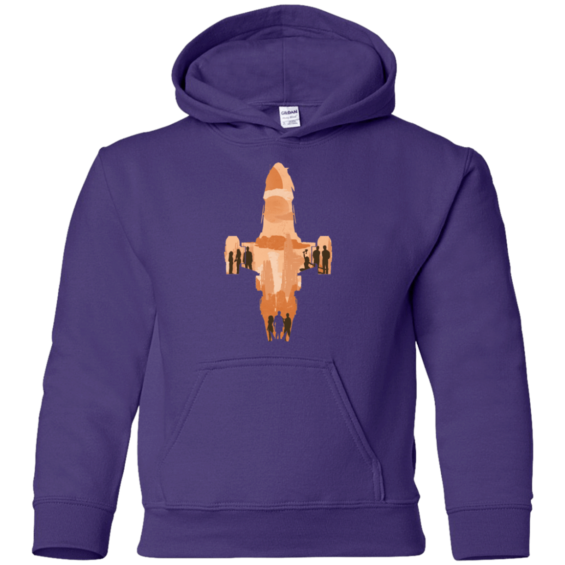 Sweatshirts Purple / YS The Shiny Ship Youth Hoodie