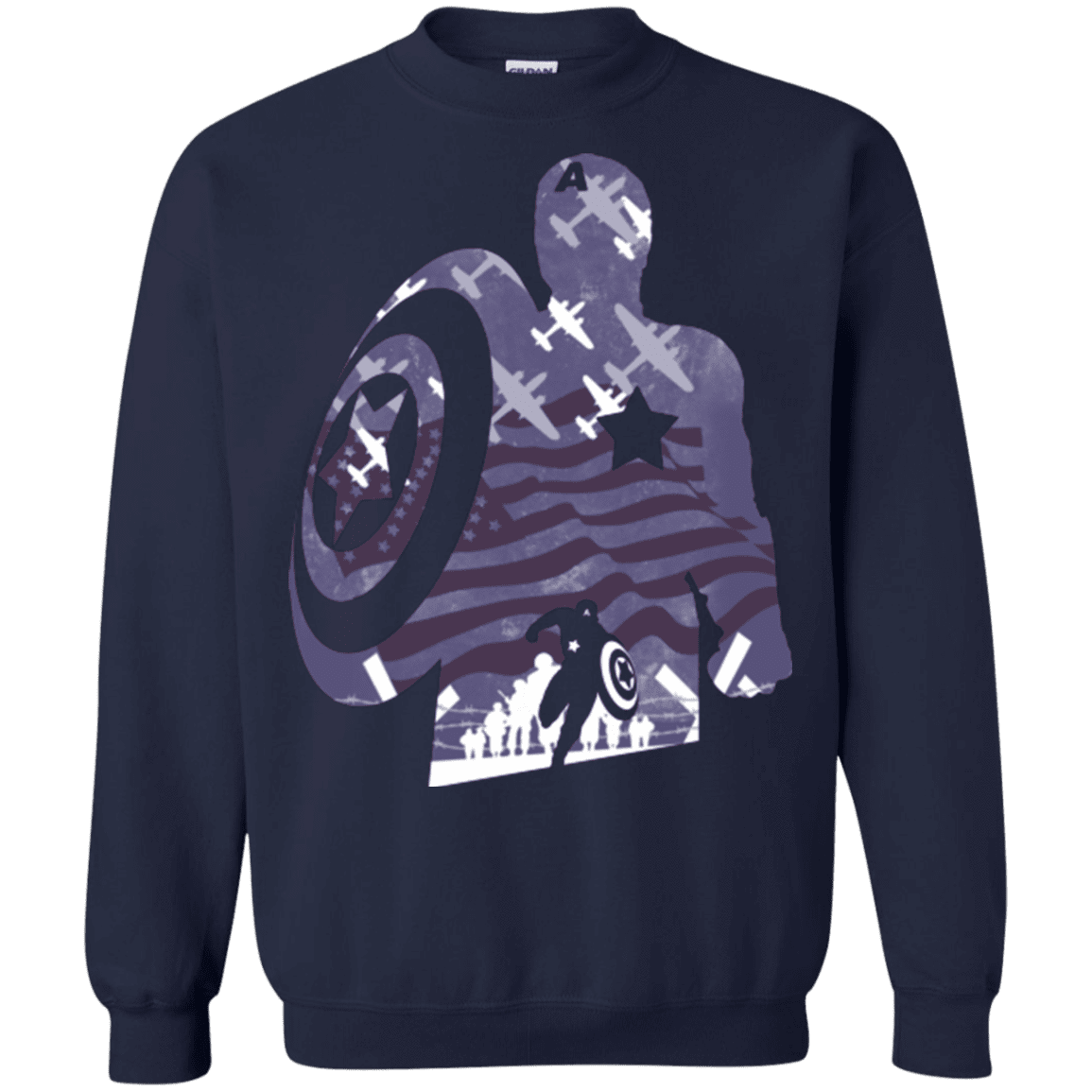 Sweatshirts Navy / Small The Soldier Crewneck Sweatshirt