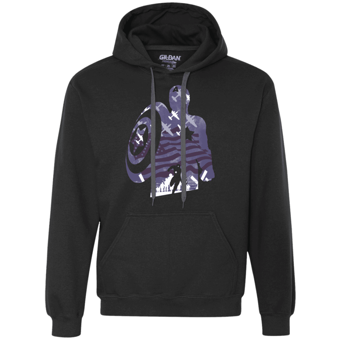 Sweatshirts Black / Small The Soldier Premium Fleece Hoodie