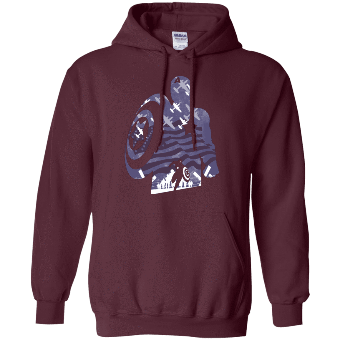 Sweatshirts Maroon / Small The Soldier Pullover Hoodie
