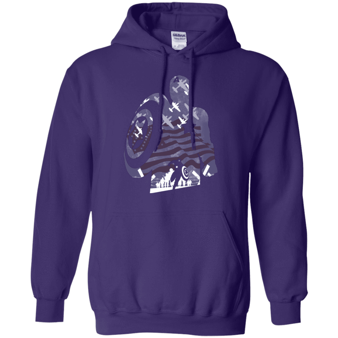 Sweatshirts Purple / Small The Soldier Pullover Hoodie