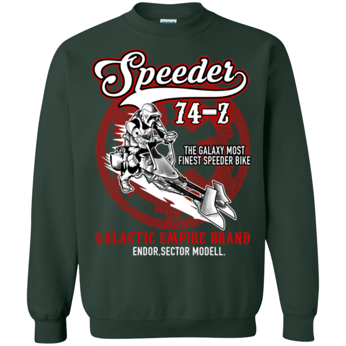 Sweatshirts Forest Green / Small The Speeder Crewneck Sweatshirt