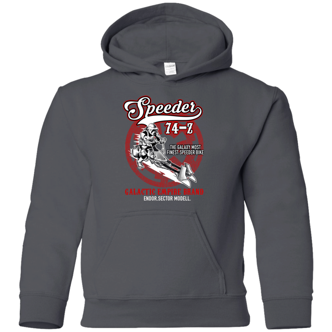 Sweatshirts Charcoal / YS The Speeder Youth Hoodie