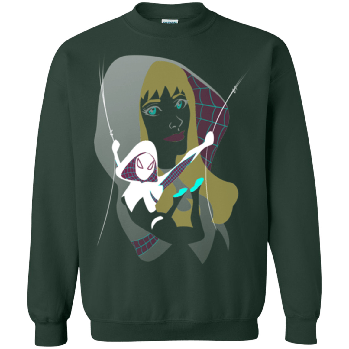 Sweatshirts Forest Green / Small The Spider Crewneck Sweatshirt