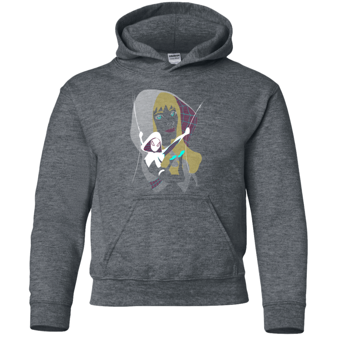 Sweatshirts Dark Heather / YS The Spider Youth Hoodie