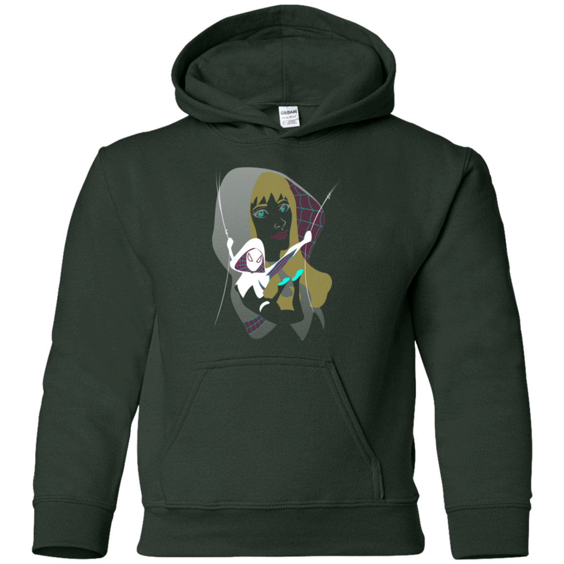 Sweatshirts Forest Green / YS The Spider Youth Hoodie