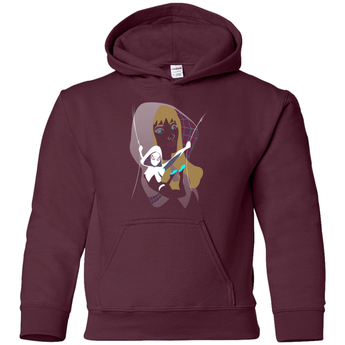Sweatshirts Maroon / YS The Spider Youth Hoodie