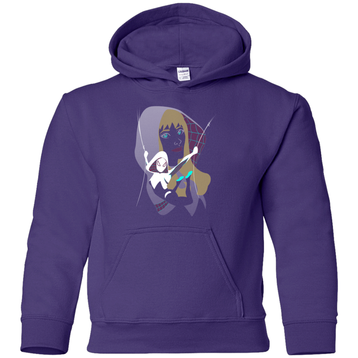 Sweatshirts Purple / YS The Spider Youth Hoodie