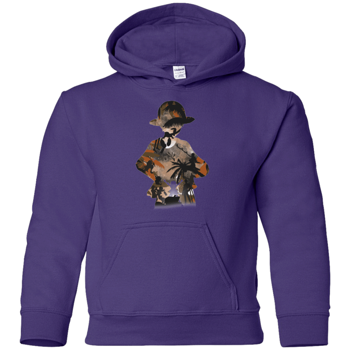 Sweatshirts Purple / YS The Straw Hat Crew Youth Hoodie