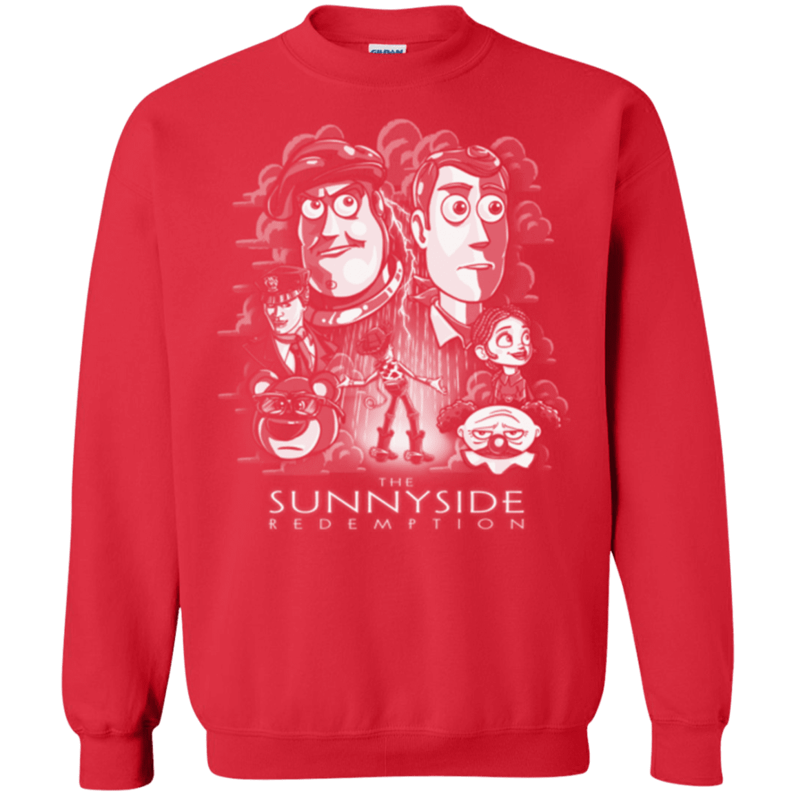 Sweatshirts Red / Small The Sunnyside Redemption Crewneck Sweatshirt