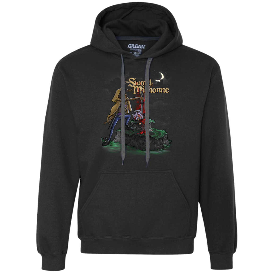 Sweatshirts Black / Small The Sword and Michonne Premium Fleece Hoodie