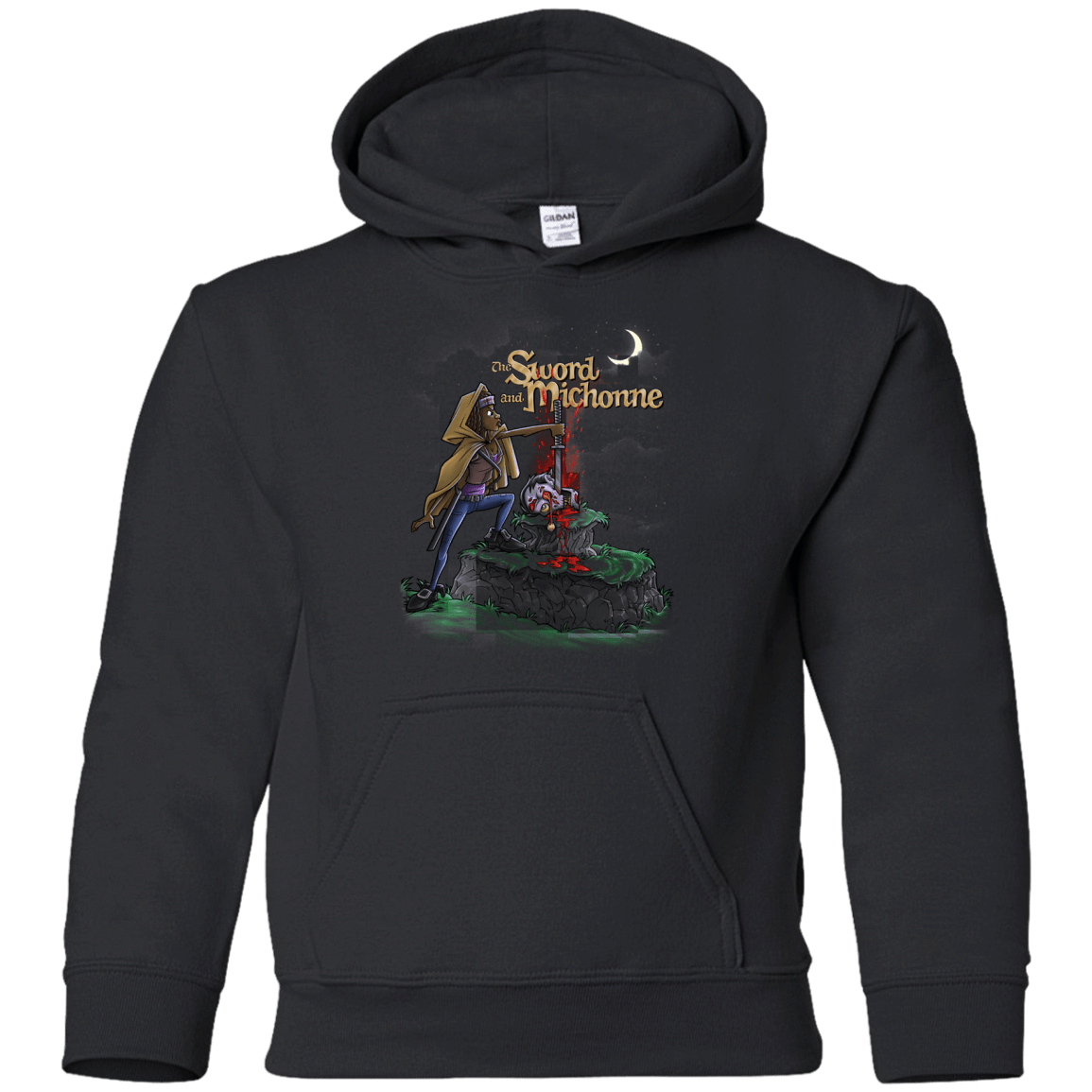 Sweatshirts Black / YS The Sword and Michonne Youth Hoodie