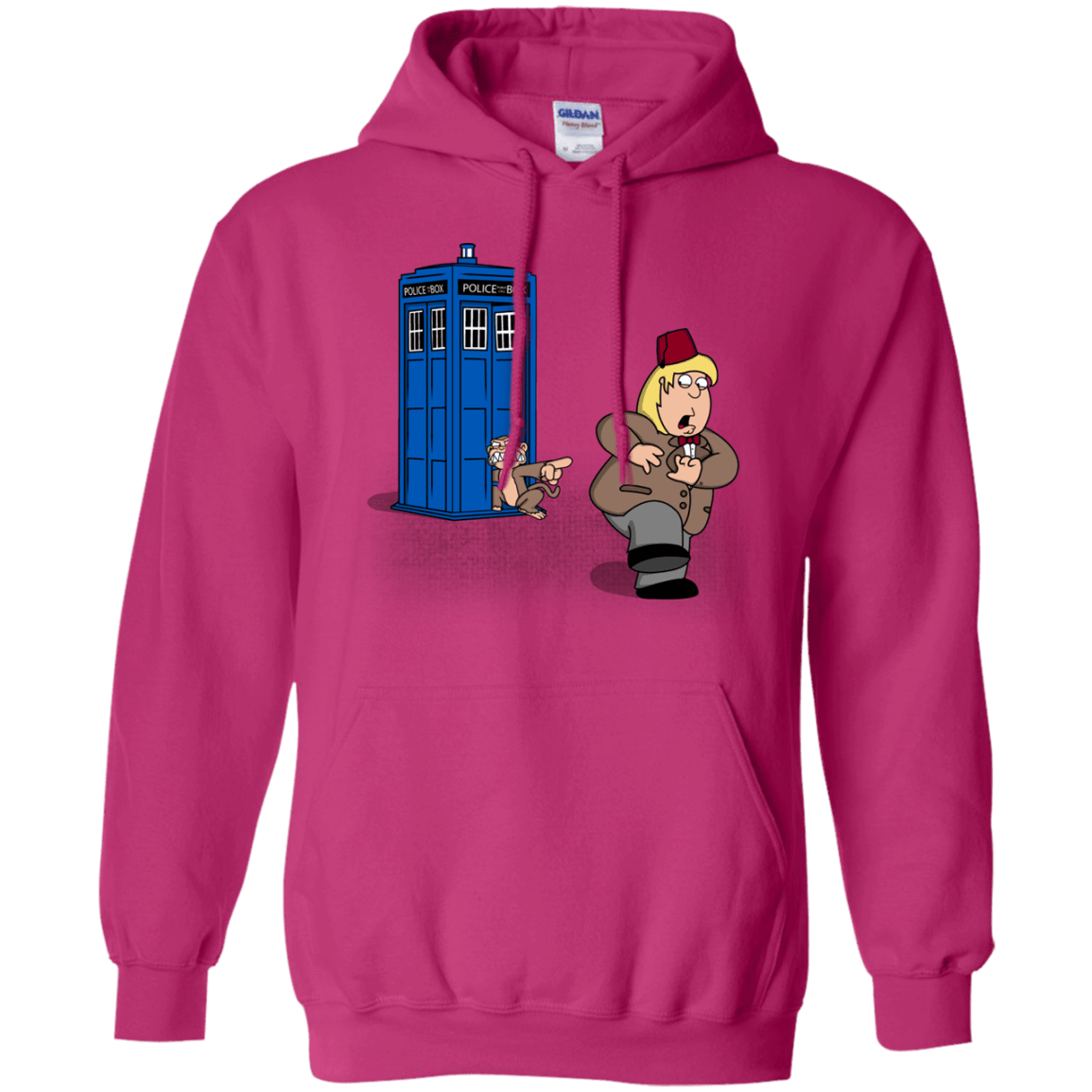 Sweatshirts Heliconia / S The Tardis Monkey Hoodie