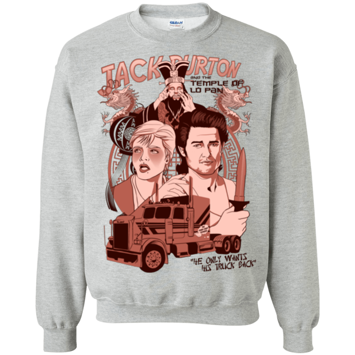 Sweatshirts Sport Grey / Small The Temple of Lo Pan Crewneck Sweatshirt