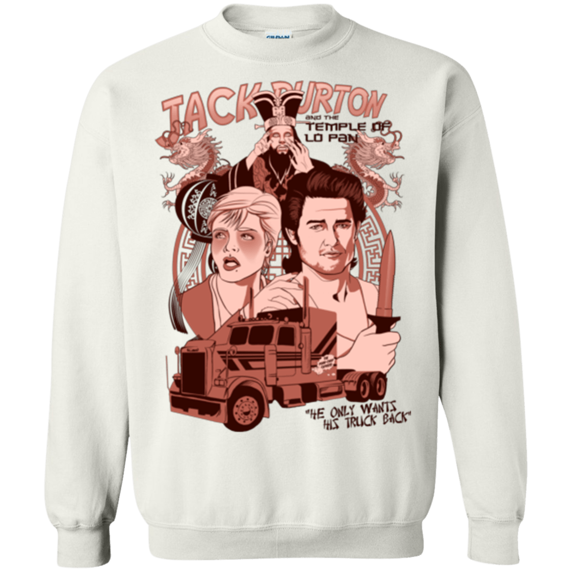 Sweatshirts White / Small The Temple of Lo Pan Crewneck Sweatshirt