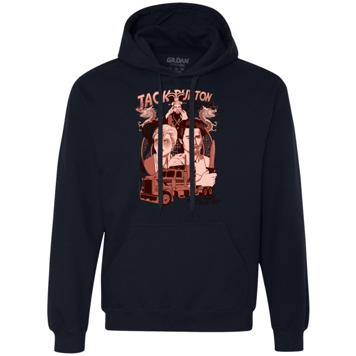 Sweatshirts Navy / Small The Temple of Lo Pan Premium Fleece Hoodie