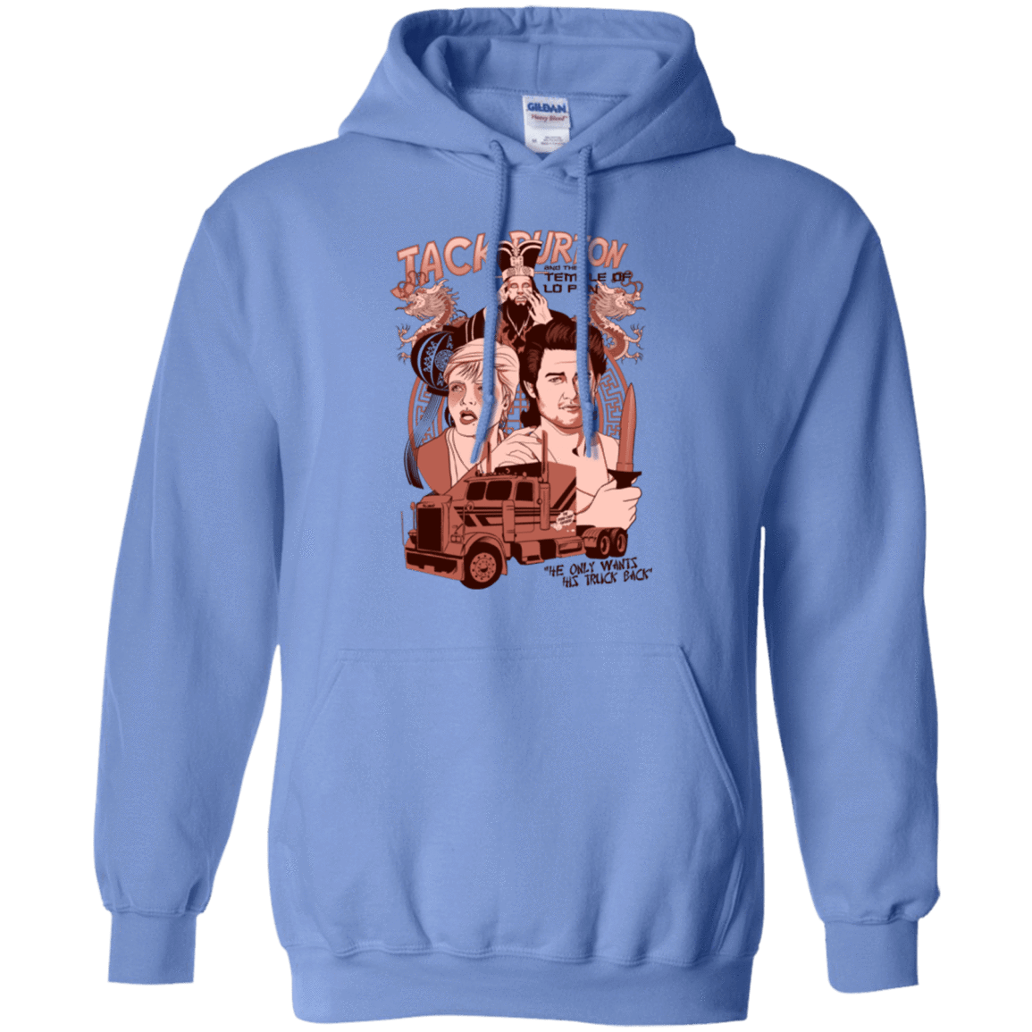 Sweatshirts Carolina Blue / Small The Temple of Lo Pan Pullover Hoodie