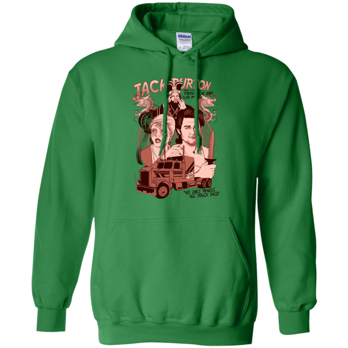Sweatshirts Irish Green / Small The Temple of Lo Pan Pullover Hoodie