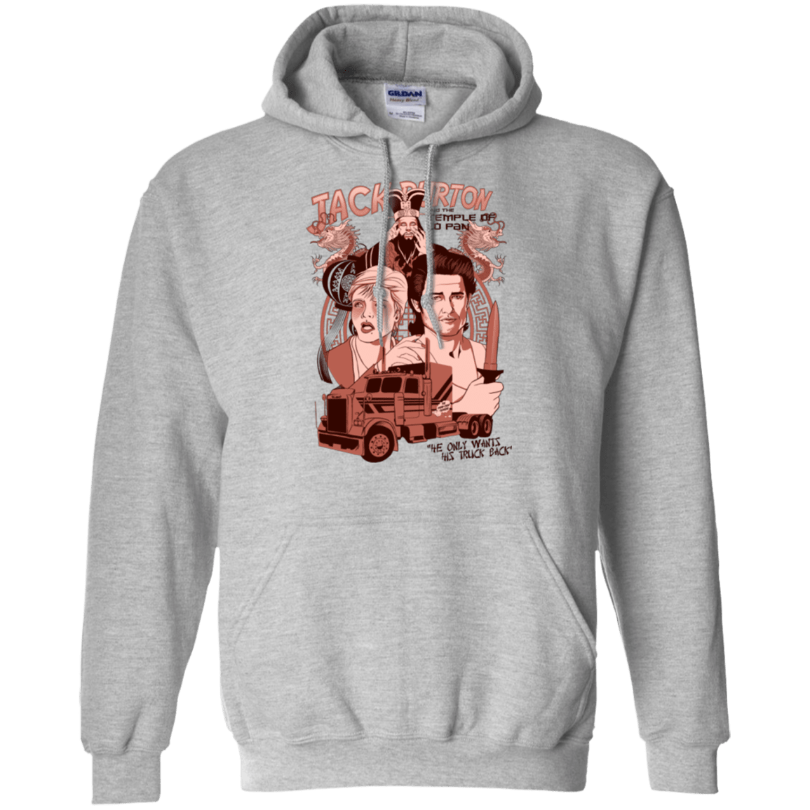 Sweatshirts Sport Grey / Small The Temple of Lo Pan Pullover Hoodie