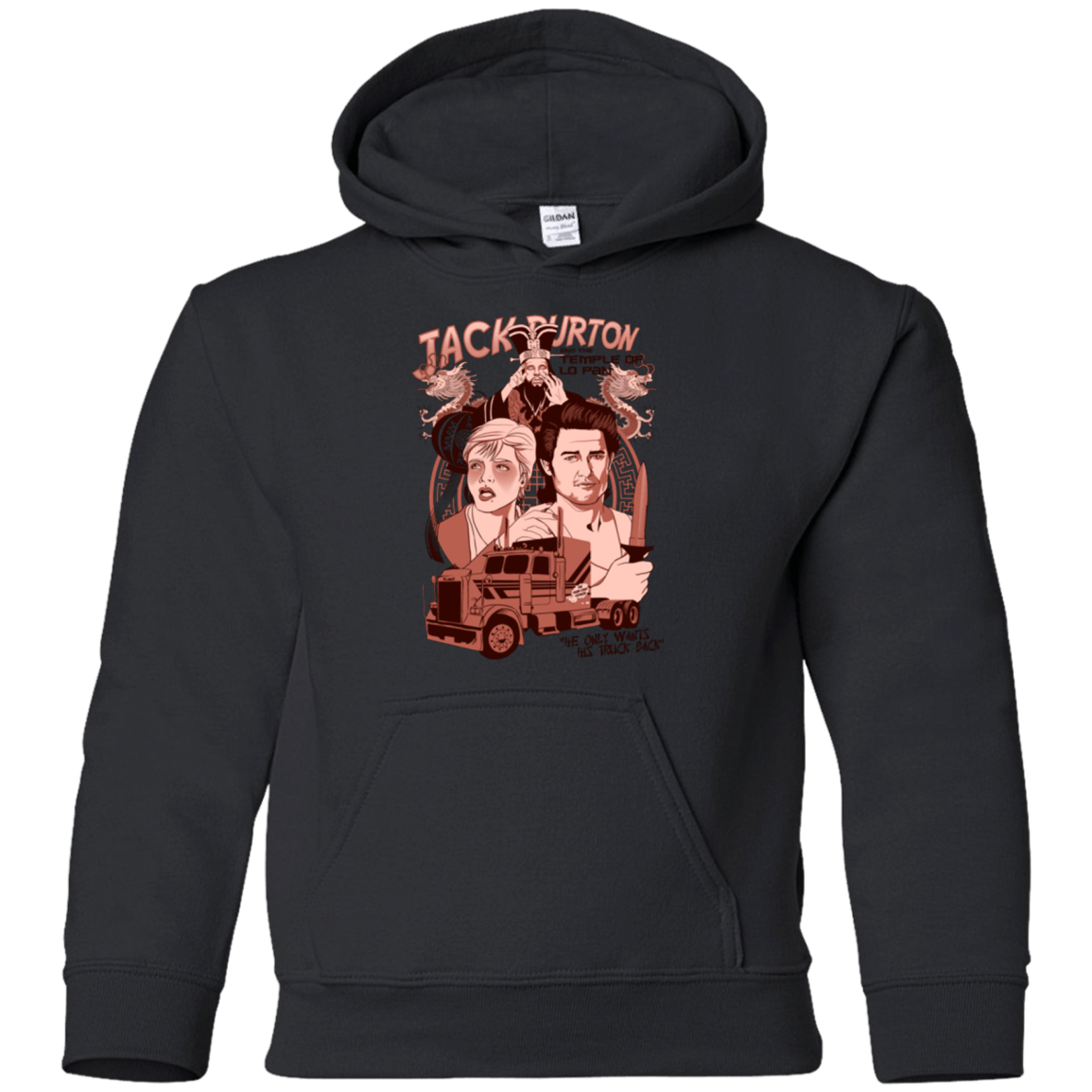 Sweatshirts Black / YS The Temple of Lo Pan Youth Hoodie